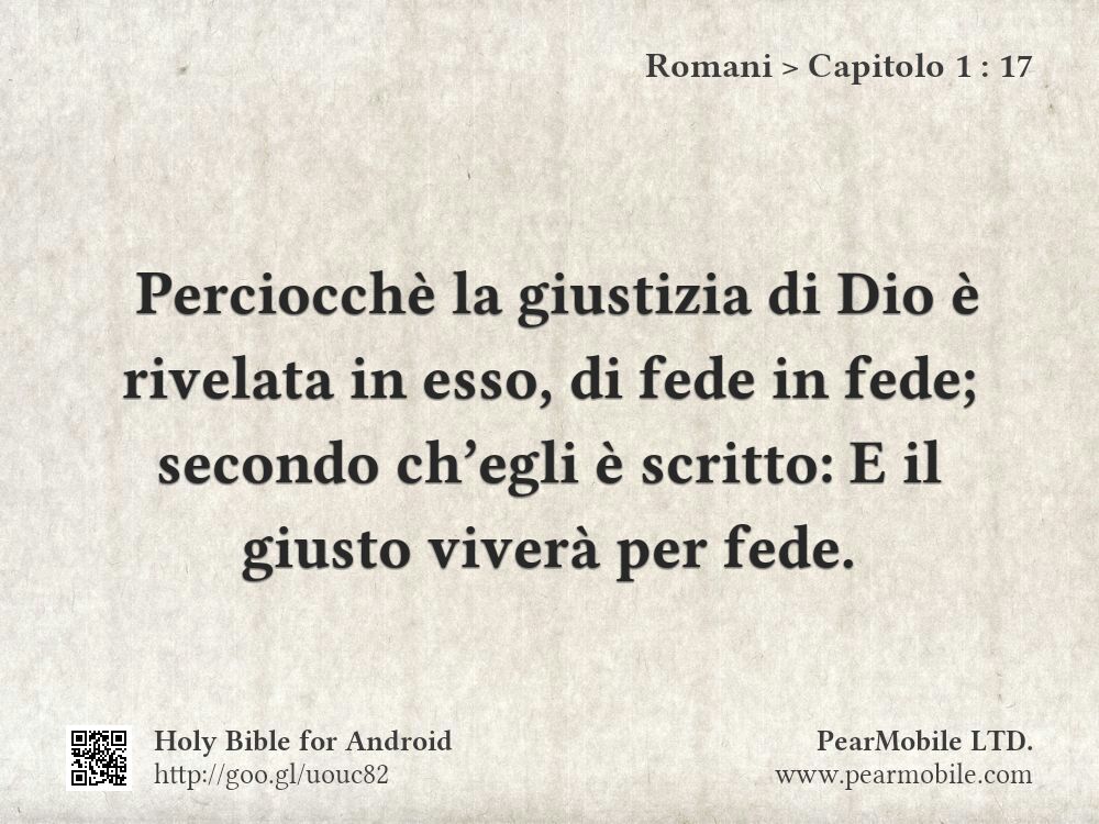Romani, Capitolo 1:17